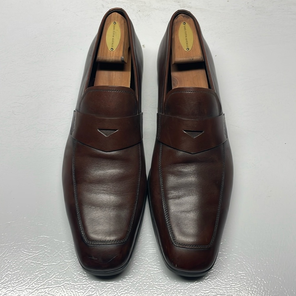 Prada brown loafers